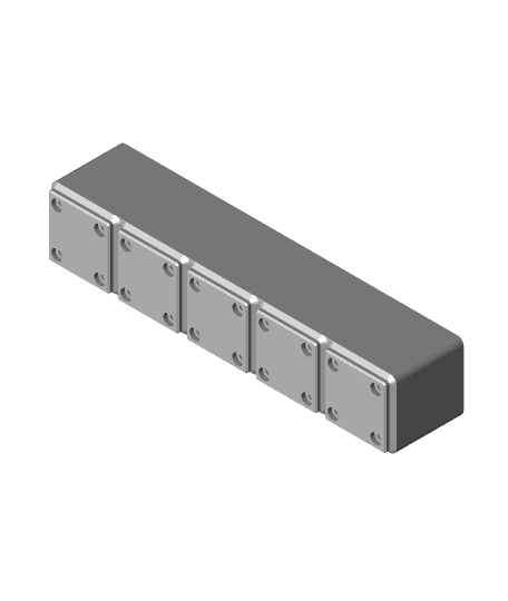 Divider Box 5x1x6 2-Compartment.stl 3d model
