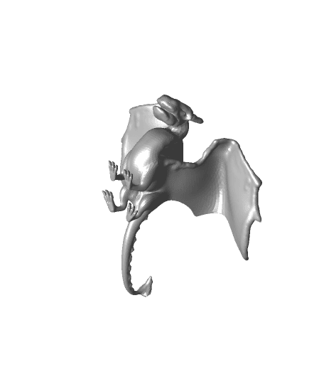 Mesh_Dragon_Statue_v2.stl 3d model