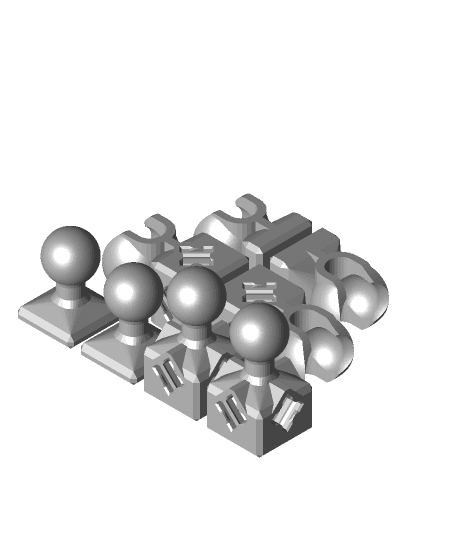 PrintABlok Articulated Bloks 3d model