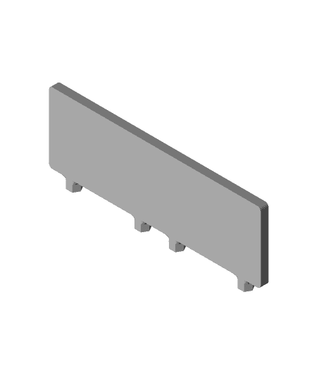 Honeycomb gridfinity shelf 3d model