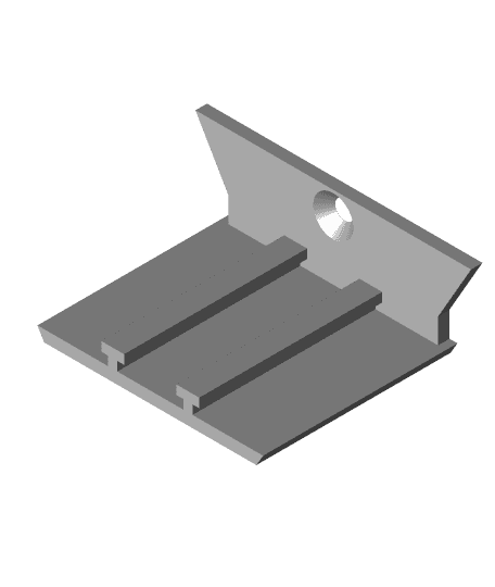 lego-minifig-hex-mount-top.step 3d model