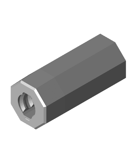 Small Thread Push Fit Adapter-30mm.stl 3d model