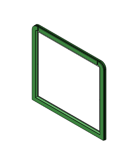 Bambu_Top_Glass_Riser_ONE_PIECE_V1.step 3d model