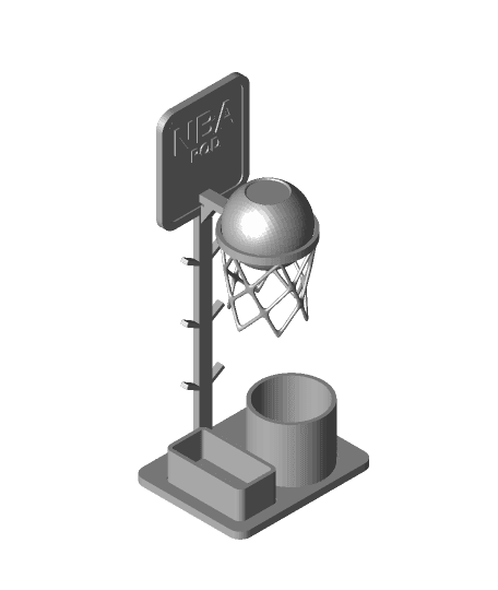 apple home pod mini basket ball  STAND.stl 3d model