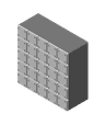 Gridfinity Open End Tool Holder 5x5.stl 3d model