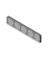 Weighted Baseplate 1x5.stl 3d model