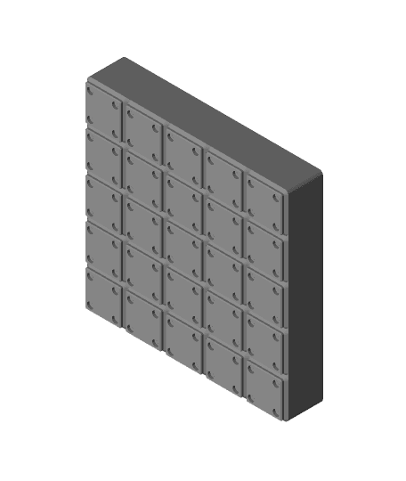 Gridfinity 5 unit tall bins for Husky drawers 3d model