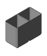 Gridfinity-1x2x60.stp 3d model