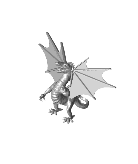 Low Poly Dragon 3d model