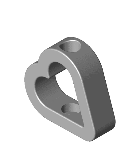 Heart - Vase Stand (Slimprint).stl 3d model