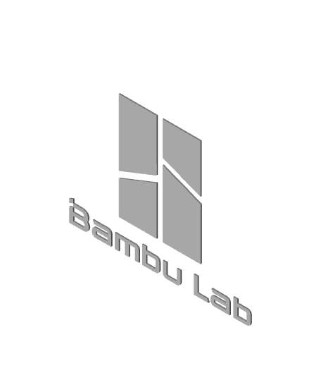 Bambu Lab Logo Multicolor Frikarte3D.stl 3d model