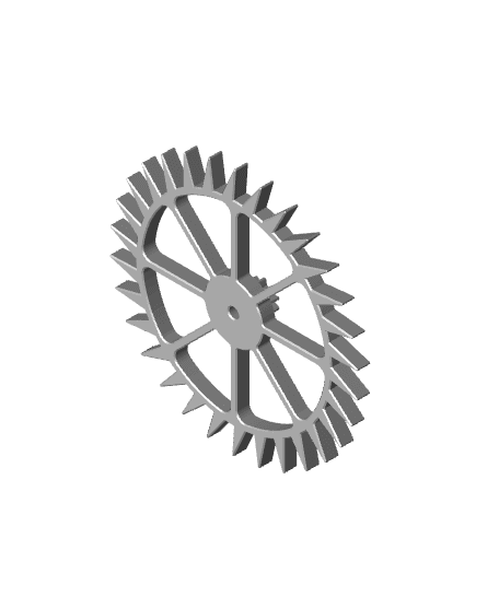 8 Escapement Wheel.stl 3d model