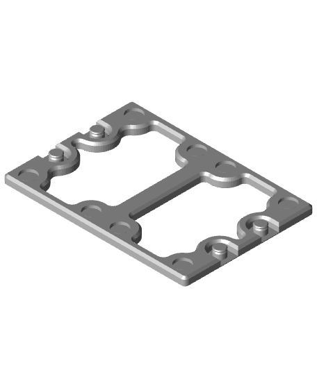 Base Piece (For 2 Side by Side Modules).STL 3d model