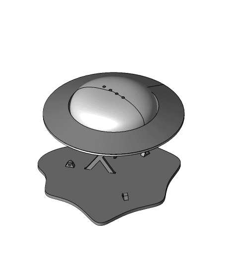 Google Home Mini UFO v6.step 3d model