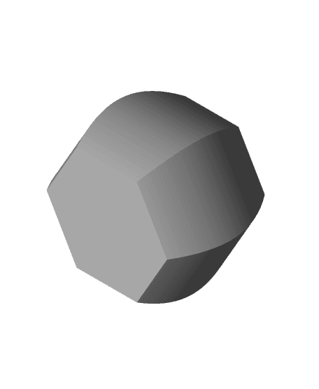 simple pumpkin vasemode hexagon.stl 3d model