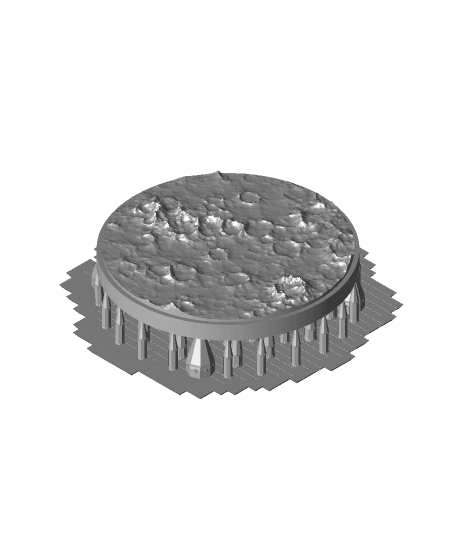 SUP_27mm_Base_Asteroid_Surface.stl 3d model