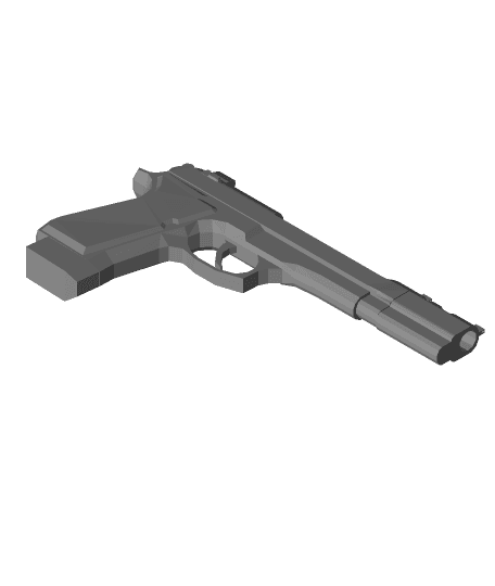 Beretta Model 92 3D Model 3d model