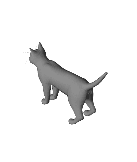 Orange Cat 3D Model 3d model