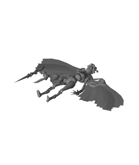 Scary Harpy 3D Model 3d model