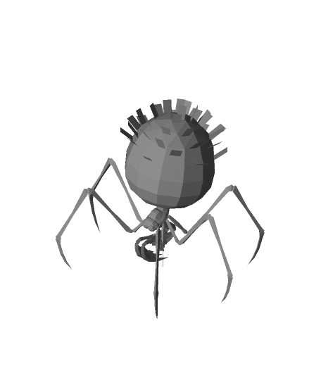 Spider Creature 3D Model 3d model
