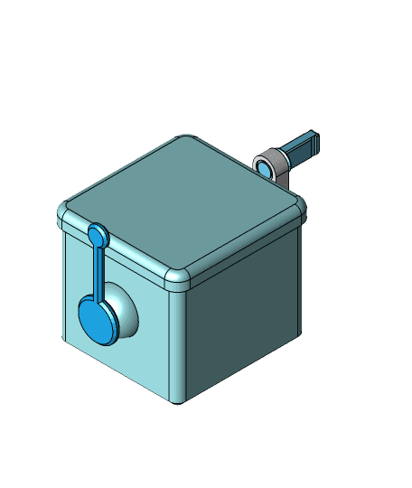 crank-spool-holder.step 3d model