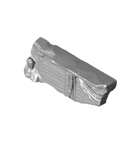 A Roman marble relief fragment 3d model