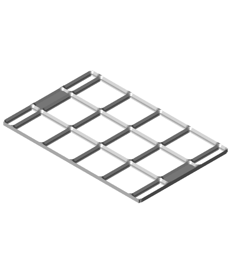GF-Low Profile Compact Tool Box Baseplate - Part A.stl 3d model