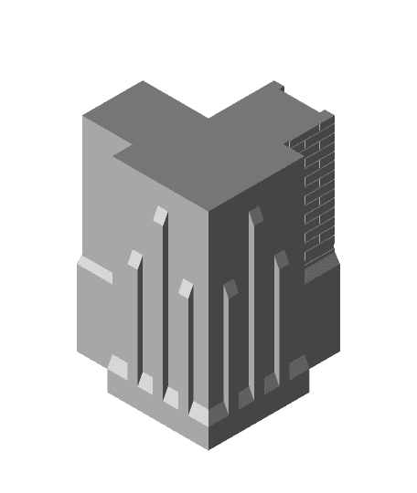 BuildingWall_Fragment_TestPrint.stl 3d model