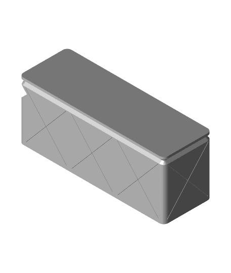 Vase Bins - 6u/Gridfinity - 1x3x6u Vase Bins.stl 3d model