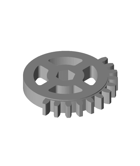 Gear linear for filament carriage.stl 3d model