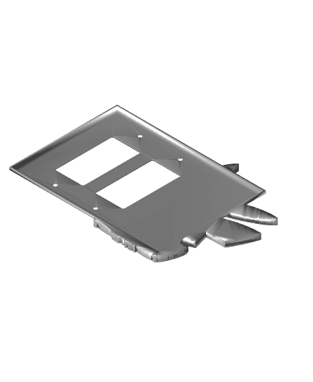 Pikachu Light Switch Cover v8 (Less MMU).3mf 3d model