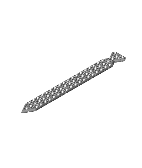 Chainmail_Tie_255mm.stl 3d model