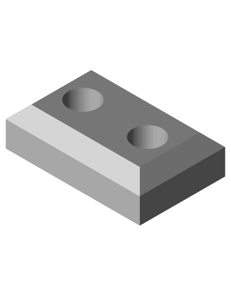 door heat insert backplate thingy-thing x2.stl 3d model