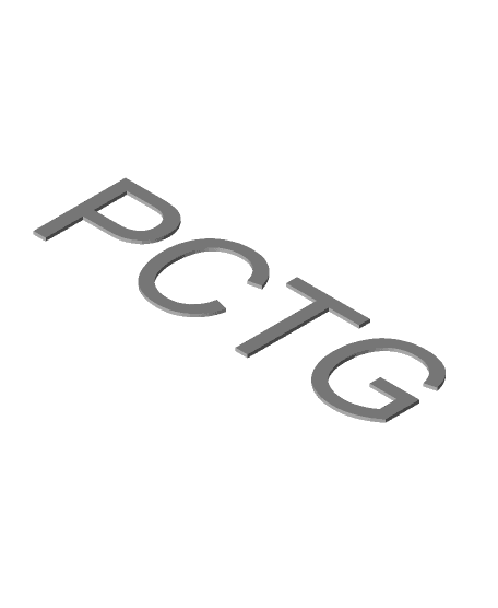 PCTG.stl 3d model