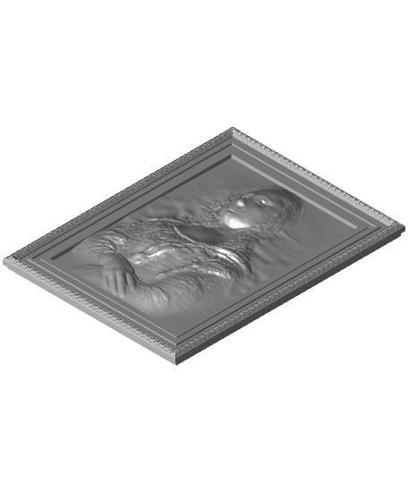 Monalisa Relief 3d model