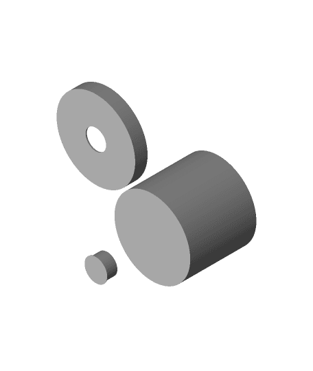 Spare Toilet Paper Holder/Canister 3d model