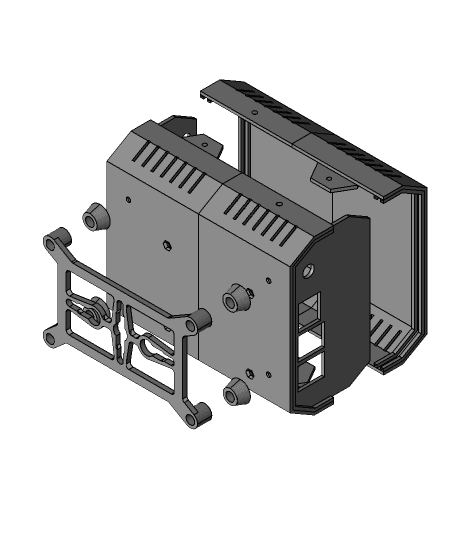 Enclosure for DYI LoraWan gateway for "The Things Network" 3d model