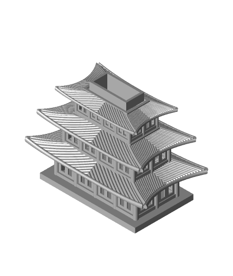 Five-story_Korean_Traditional_Architecture_coin_bank_printing_part1.stl 3d model