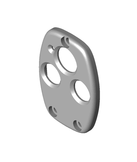 fob-front-three-buttons-no-red-button.stl 3d model