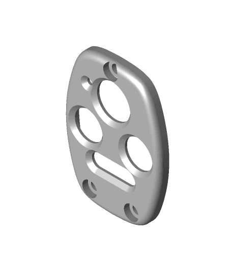 fob-front-three-buttons.stl 3d model