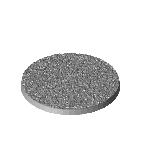Gravel Minature Tabletop Bases 3d model
