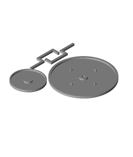 Floating TableTop 3d model