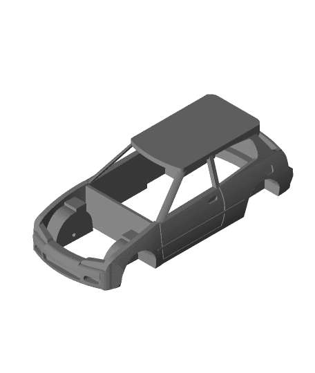 1992_Honda_Civic_Hatchback_Body.obj 3d model