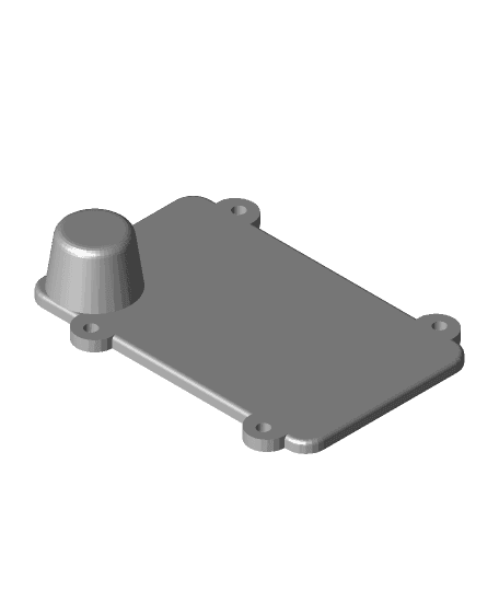 Dragino LGT-92 case - dog tracker 3d model