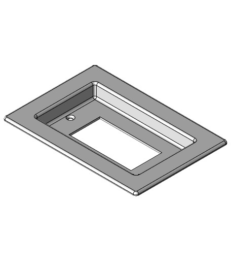 Recessed_Wall_Plate.step 3d model