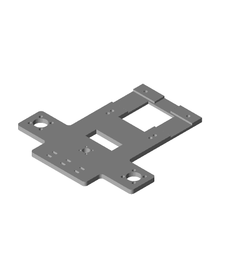 Ender5_dual_Z_plate.step 3d model