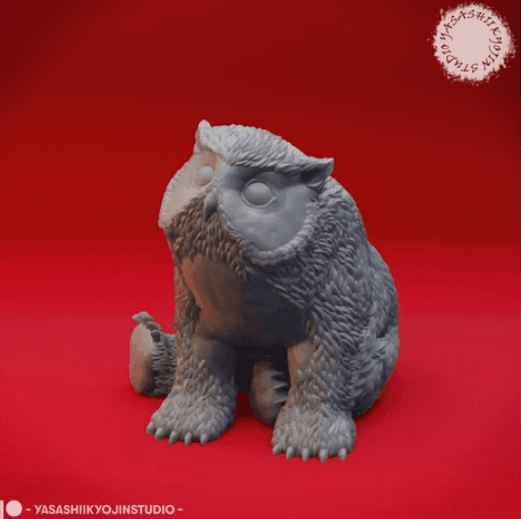 Owlbear Cub – Tabletop Miniature 3d model