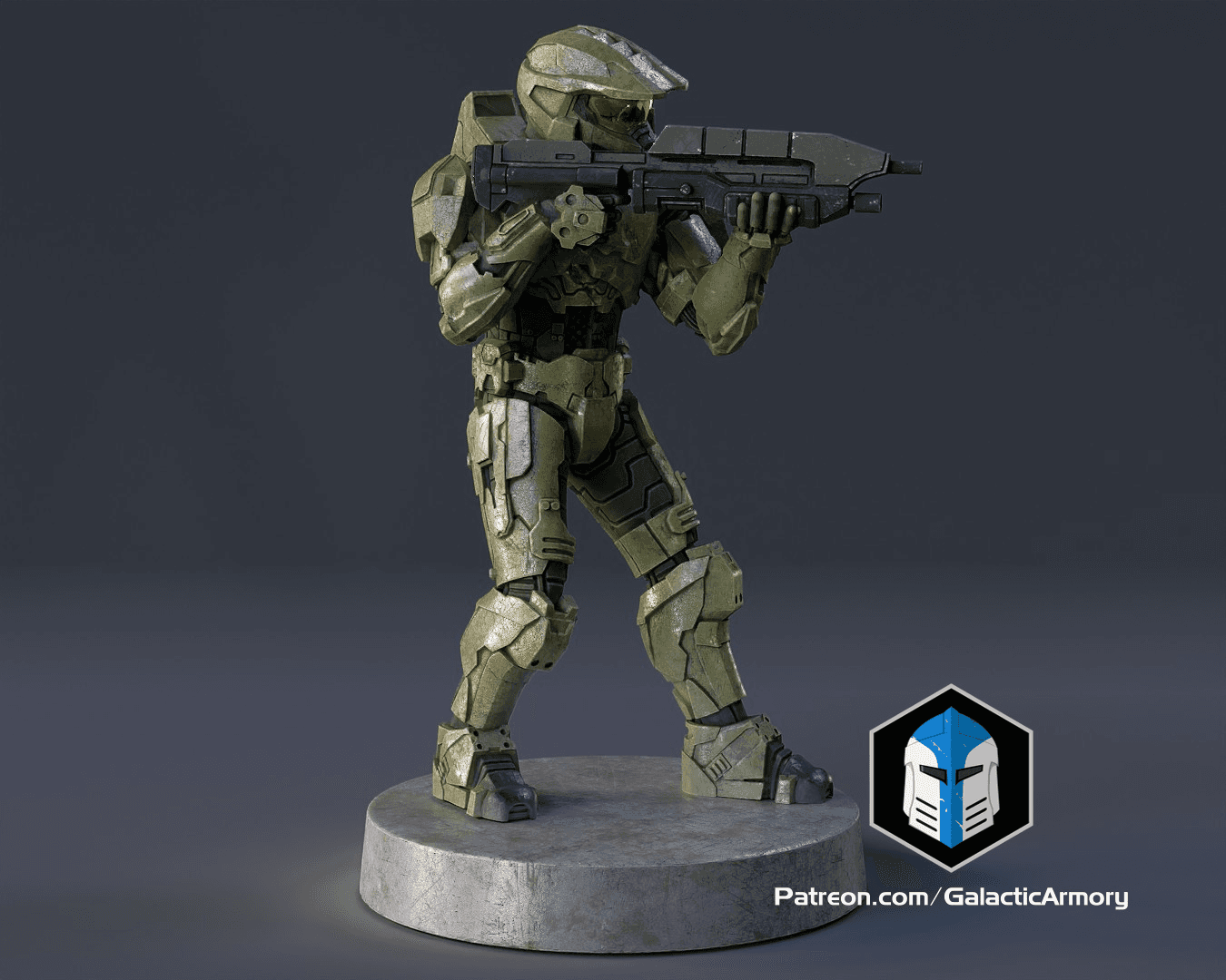 Halo 3 Master Chief Miniature 3d model
