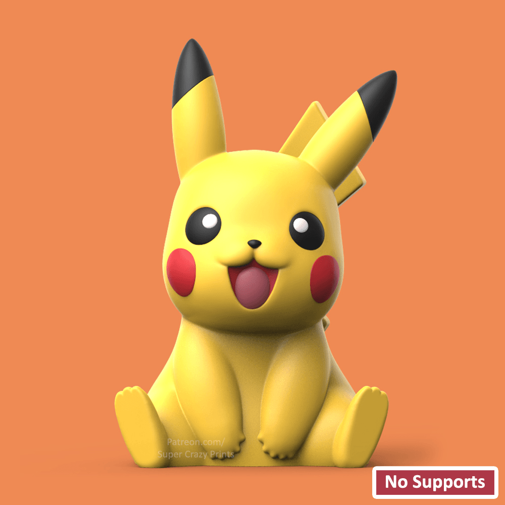 Pokemon-Pikachu(NO SUPPORT) 3d model