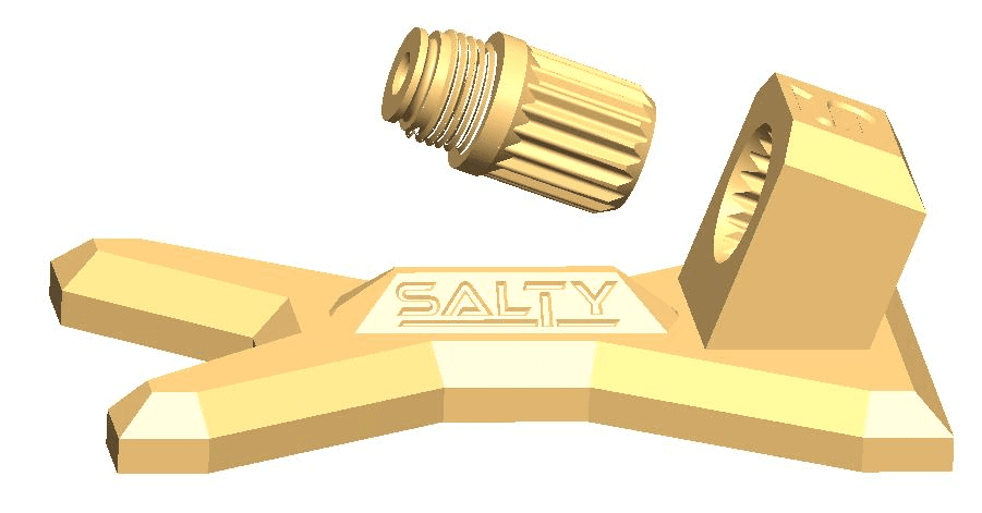 Salty Engineering Paintball Marker Stand 3d model